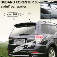 Zadní spoiler kšilt nad okno Subaru Forester III -- od roku výroby 01/2008- Zadní spoiler kšilt nad okno Subaru Forester III -- od roku výroby 01/2008-